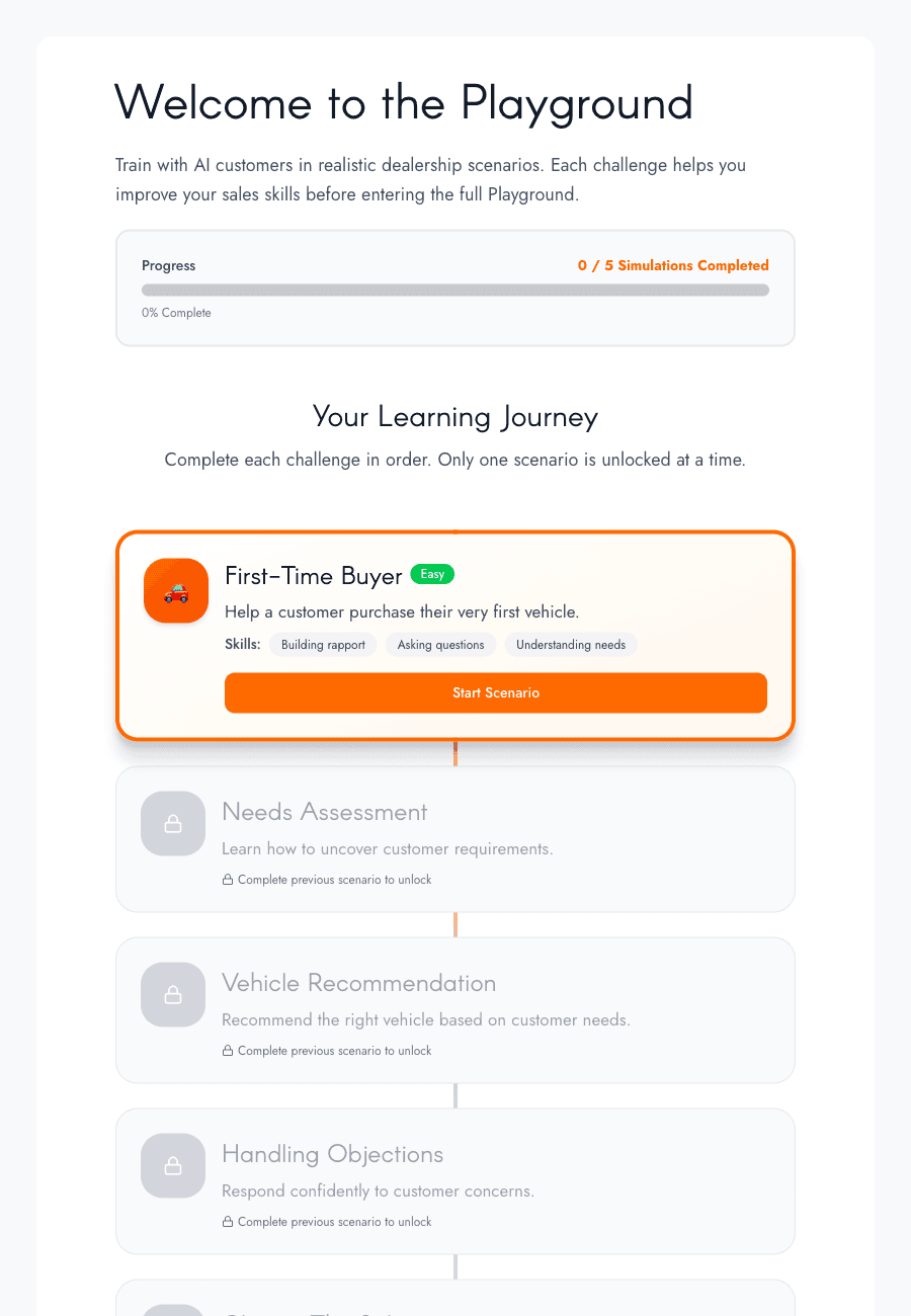 Start with a guided tutorial